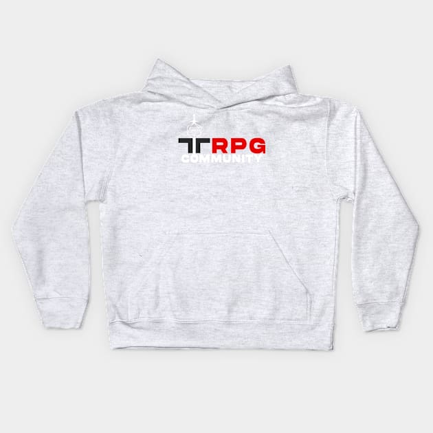 TTRPG Community Logo (Dark) Kids Hoodie by TTRPG Community